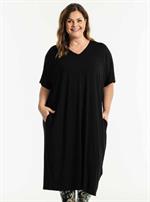 Gozzip - Pil Oversize Kjole, Sort 